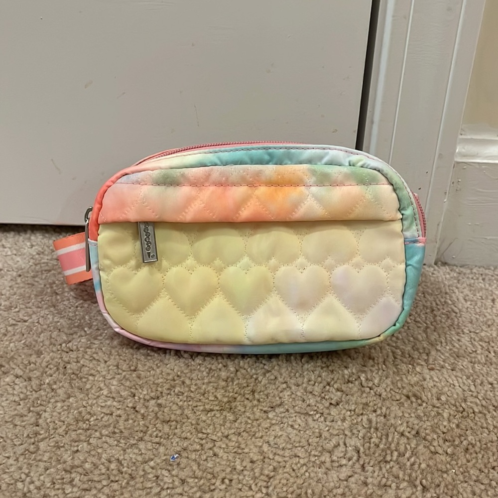 Pastel tie dye fanny pack/belt bag